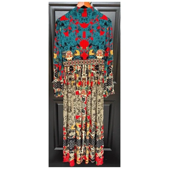 NWOT Anthropologie Bhanuni By Jyoti Maxi Dress  Size 4 - Picture 11 of 14